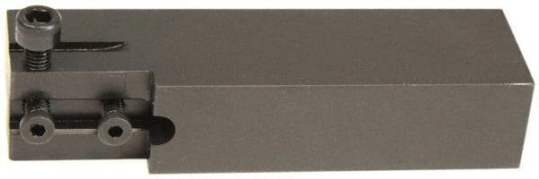 Hertel - HCE, Right Hand Cut, Indexable Cutoff Toolholder - 0.531 Max Depth of Cut, 25.4mm Shank Width, 1/2" Shank Height, 4-1/2" OAL - Eagle Tool & Supply