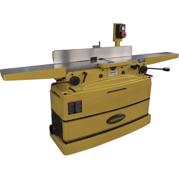 Jet - 7,000 RPM, 8" Cutting Width, 1/2" Cutting Depth, Jointer - 4-3/4" Fence Height, 38-3/16" Fence Length, 2 hp - Eagle Tool & Supply