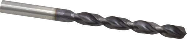 Guhring - 3/8" 130° Powdered Metal Jobber Drill - FIREX Finish, Right Hand Cut, Parabolic Flute, Straight Shank, 125mm OAL, Cone Relief Point - Eagle Tool & Supply
