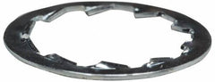 Value Collection - #4 Screw, 0.123" ID, Stainless Steel External Tooth Lock Washer - 0.255" OD, Uncoated, Grade 316 - Eagle Tool & Supply
