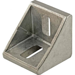 80/20 Inc. - 41-5/16" Wide, 41-5/16" High Aluminum Corner Bracket - Eagle Tool & Supply