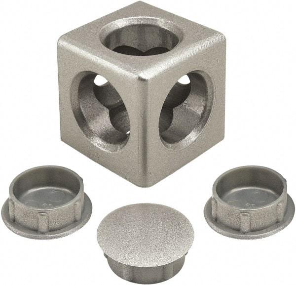 80/20 Inc. - 30mm Wide, Open Shelving Accessory/Component - Aluminum, Lacquered Finish, 30mm Long, Use with 25/30 Series - Eagle Tool & Supply