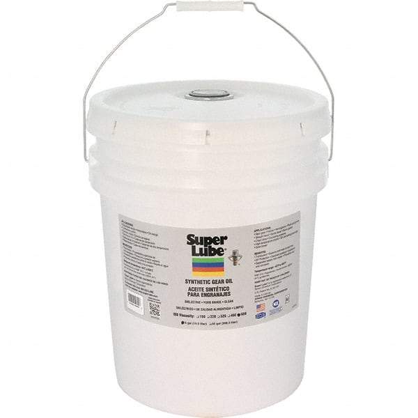 Synco Chemical - 5 Gal Pail, Synthetic Gear Oil - -40°F to 450°F, 680 St Viscosity at 40° C, ISO 680 - Eagle Tool & Supply