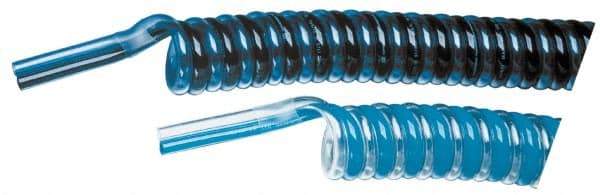 Advanced Technology Products - 12mm OD, Polyurethane Tube - Light Blue & Clear, 140 Max psi, 98 Shore A Hardness - Eagle Tool & Supply