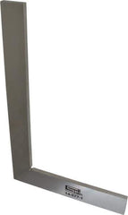 SPI - 10-1/2" Blade Length, 6-3/8" Base Length Steel Square - 0.0019" Accuracy, Beveled Edge - Eagle Tool & Supply