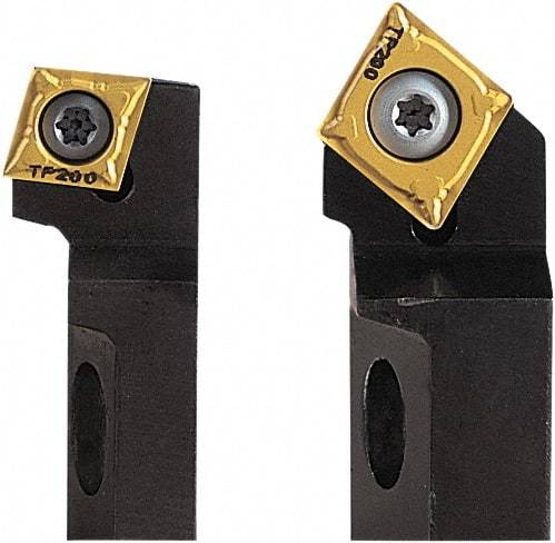 Seco - Right Hand, SCSC Toolholder Compatibility, CC.. Insert Compatibility, Indexable Turning Cartridge - Screw Holding Method, 28mm OAL x 11mm OAH - Eagle Tool & Supply