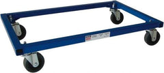 PRO-SOURCE - 400 Lb Capacity Steel Dual Purpose Dolly - 25" Long x 15" Wide x 3" High, 3" Wheels - Eagle Tool & Supply