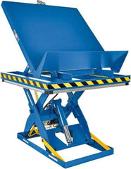 Vestil - 2,000 Lb Capacity Electric Scissor Lift - 11" to 47" Lift Height, 48" Platform Length x 48" Platform Width - Eagle Tool & Supply