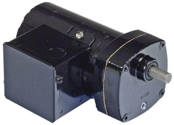 Bison Gear - 115 Volt, 33 RPM, 49:1 Gear Ratio, Parallel Gearmotor - 96 Torque, 1/20 hp, TENV Enclosure - Eagle Tool & Supply