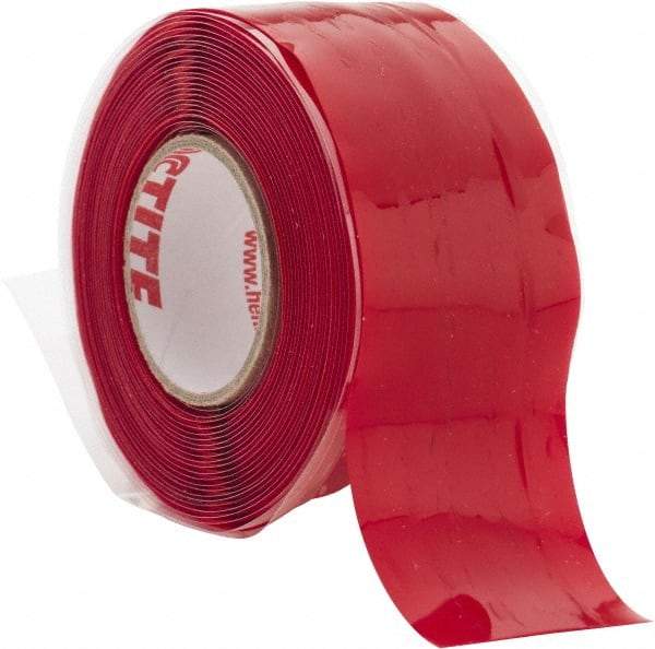 Loctite - 1" x 10', Red Silicone Electrical Tape - 0.5 mil Thick, 400 V/mil Dielectric Strength - Eagle Tool & Supply