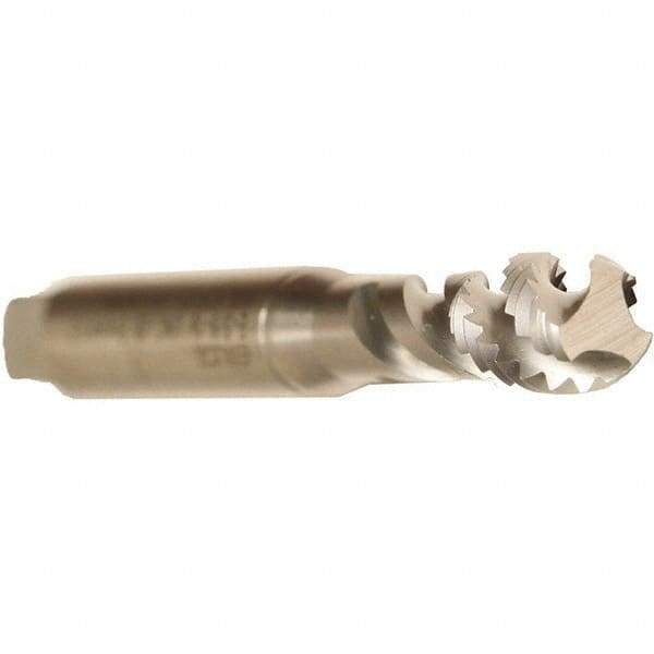 Emuge - M3x0.50 Metric 3 Flute 6G Bottoming Spiral Flute Tap - Cobalt, Bright Finish, 56mm OAL, Right Hand Flute, Right Hand Thread, Series Enorm - Exact Industrial Supply