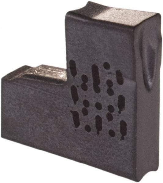 Iscar - TAG2 JT IC908 Grade, 0.0787" Cutting Width, Carbide Cutoff Insert - 0° Neutral Lead Angle, 0.0079" Cnr Rad, TiAlN Coated, Single End - Eagle Tool & Supply