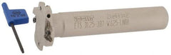 Iscar - Shank Connection, 3/16" Cutting Width, 5/16" Depth of Cut, 1-1/4" Cutter Diam, 2 Tooth Indexable Slotting Cutter - 5/8" Shank Diam, ETS-LN08 Toolholder, LNET Insert, Right Hand Cutting Direction - Eagle Tool & Supply