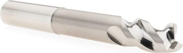Iscar - 3/4", 3 Flute, Single End, Solid Carbide, 0.03" Corner Radius End Mill - 6" OAL, Right Hand Flute, 1.2" LOC, Right Hand Cut, 3-3/4" Extended Reach - Eagle Tool & Supply