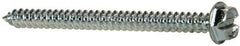 Value Collection - #8 Hex Washer Head Slotted Sheet Metal Screw - Steel, 2" Length Under Head, Grade 2 - Eagle Tool & Supply