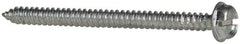Value Collection - #10 Hex Washer Head Slotted Sheet Metal Screw - Steel, 2-1/2" Length Under Head, Grade 2 - Eagle Tool & Supply