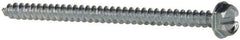 Value Collection - #10 Hex Washer Head Slotted Sheet Metal Screw - Steel, 3" Length Under Head, Grade 2 - Eagle Tool & Supply