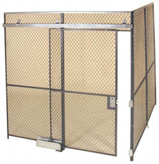 Folding Guard - 20' Long x 20" Wide, Woven Wire Room Kit - 2 Walls - Eagle Tool & Supply