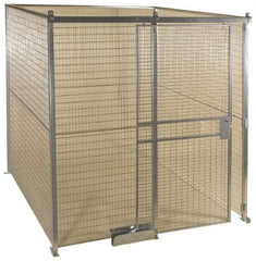 Folding Guard - 16' Long x 12" Wide, Welded Wire Room Kit - 4 Walls - Eagle Tool & Supply