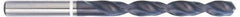 Accupro - 15/32" 118° Cobalt Jobber Drill - TiAlN Finish, Right Hand Cut, Parabolic Flute, Straight Shank, 151mm OAL, DX Point - Eagle Tool & Supply