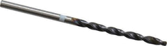 Accupro - #39 118° Cobalt Jobber Drill - TiAlN Finish, Right Hand Cut, Parabolic Flute, Straight Shank, 57mm OAL, DX Point - Eagle Tool & Supply