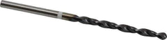 Accupro - 7/64" 118° Cobalt Jobber Drill - TiAlN Finish, Right Hand Cut, Parabolic Flute, Straight Shank, 61mm OAL, DX Point - Eagle Tool & Supply