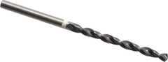 Accupro - #29 118° Cobalt Jobber Drill - TiAlN Finish, Right Hand Cut, Parabolic Flute, Straight Shank, 70mm OAL, DX Point - Eagle Tool & Supply