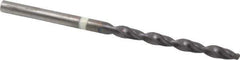 Accupro - #28 118° Cobalt Jobber Drill - TiAlN Finish, Right Hand Cut, Parabolic Flute, Straight Shank, 70mm OAL, DX Point - Eagle Tool & Supply