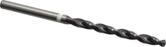 Accupro - #21 118° Cobalt Jobber Drill - TiAlN Finish, Right Hand Cut, Parabolic Flute, Straight Shank, 75mm OAL, DX Point - Eagle Tool & Supply