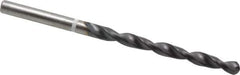 Accupro - 4.2mm 118° Cobalt Jobber Drill - TiAlN Finish, Right Hand Cut, Parabolic Flute, Straight Shank, 75mm OAL, DX Point - Eagle Tool & Supply