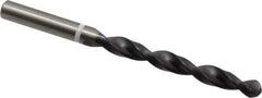 Accupro - Letter Q 118° Cobalt Jobber Drill - TiAlN Finish, Right Hand Cut, Parabolic Flute, Straight Shank, 117mm OAL, DX Point - Eagle Tool & Supply