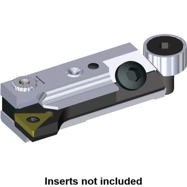 Kennametal - Series T-Style, Right Hand Cut, Boring Cartridge - 20.15mm Back of Bar to Cutting Edge, TCMT110204 Insert, 45.5mm OAL, 90° Lead Angle - Eagle Tool & Supply