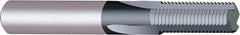 Vargus - #9-18 Thread, 3/8" Shank Diam, TiAlN Coating, Solid Carbide Straight Flute Thread Mill - 5 Flutes, 2.835" OAL, #9 Min Noml Diameter - Eagle Tool & Supply