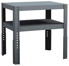 Value Collection - 24 Wide x 18" Deep x 18 to 24" High, Steel Work Table - Comfort Edge, Adjustable Height Legs - Eagle Tool & Supply