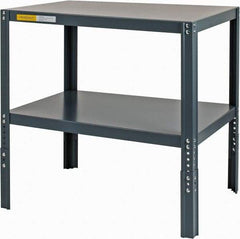 Value Collection - 36 Wide x 24" Deep x 29 to 34" High, Steel Work Table - Comfort Edge, Adjustable Height Legs - Eagle Tool & Supply