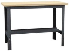 Value Collection - 48 Wide x 24" Deep x 29" High, Plastic Laminate Workbench - Comfort Edge, Adjustable Height Legs - Eagle Tool & Supply