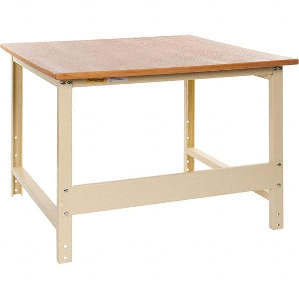 Value Collection - 48 Wide x 48" Deep x 33" High, Hardboard Workbench - Comfort Edge - Eagle Tool & Supply