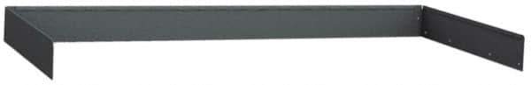 Value Collection - Workbench & Workstation Back & End Stop - 30" Deep, 3" High, Use with Workbenches - Eagle Tool & Supply