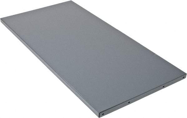Value Collection - Steel Straight Edge Workbench & Workstation Top - 30" Deep, 1-1/2" High, Use with Workbenches - Eagle Tool & Supply