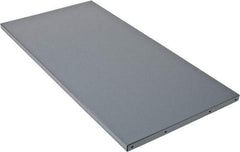 Value Collection - Steel Straight Edge Workbench & Workstation Top - 30" Deep, 1-1/2" High, Use with Workbenches - Eagle Tool & Supply