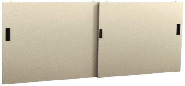 Value Collection - Steel Workbench & Workstation Sliding Door Kit - 28-7/8" High, Use with 72" Cabinet Bench - Eagle Tool & Supply