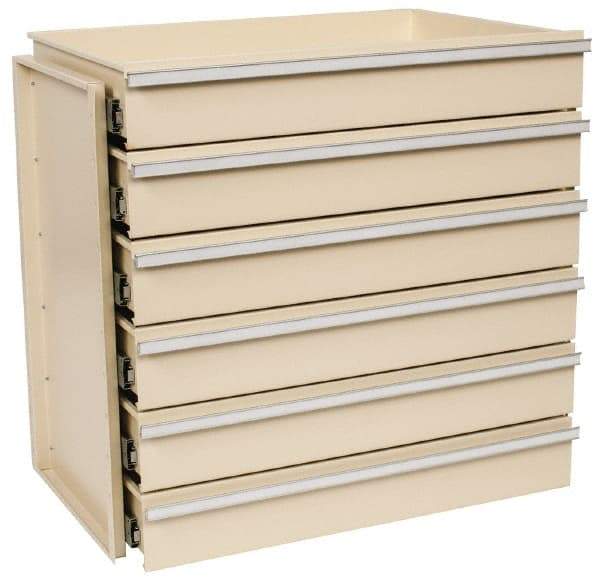Value Collection - Steel Workbench & Workstation Drawer Kit - 27-1/4" Deep, 27-1/4" High, Use with 60" Cabinet Bench - Eagle Tool & Supply