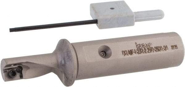 Iscar - 0.71" Max Drill Depth, 2.25xD, 8mm Diam, Indexable Insert Drill - 1/2" Shank Diam, Straight Shank - Eagle Tool & Supply