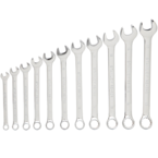 STANLEY® 11 Piece Full Polish Metric Combination Wrench Set – 12 Point - Eagle Tool & Supply