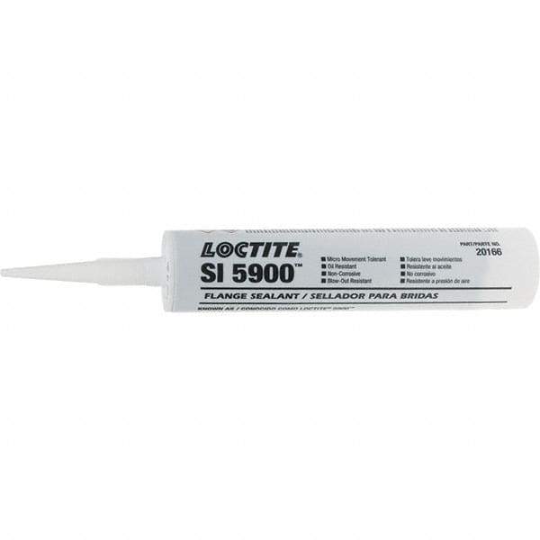 Loctite - 300 mL Cartridge Black Silicone Sealant - 5900 300ML EN LOCTITE RTV FLX FLNGESLNT - Eagle Tool & Supply