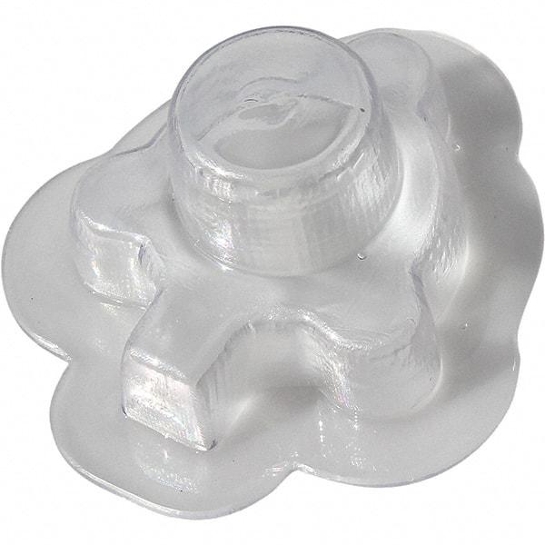 Made in USA - Flame Retardent ABS Housing Plastic Bearing Flange Mount - 3-1/8" Wide x 3-5/16" Outside Diam - Eagle Tool & Supply