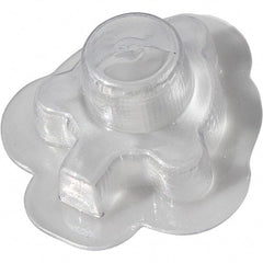 Made in USA - Flame Retardent ABS Housing Plastic Bearing Flange Mount - 4-1/8" Wide x 4-5/16" Outside Diam - Eagle Tool & Supply