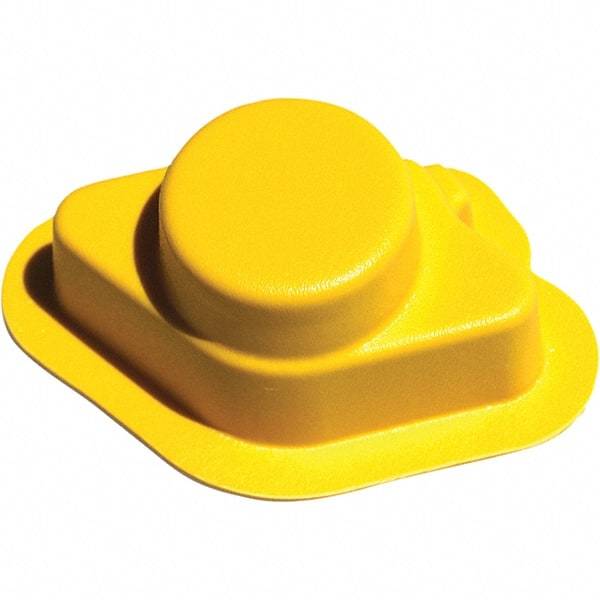 Made in USA - Flame Retardent ABS Housing Plastic Bearing Flange Mount - 6-1/2" Wide x 6-11/16" Outside Diam - Eagle Tool & Supply