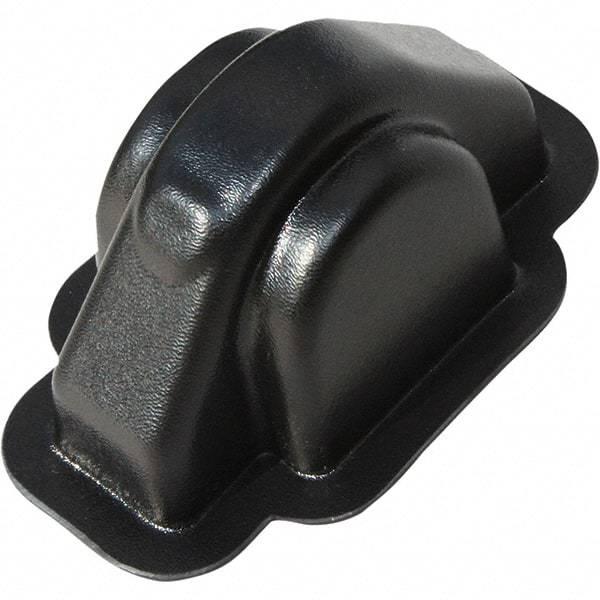 Made in USA - Flame Retardent ABS Housing Plastic Bearing Flange Mount - 4-1/8" Wide x 4-5/16" Outside Diam - Eagle Tool & Supply