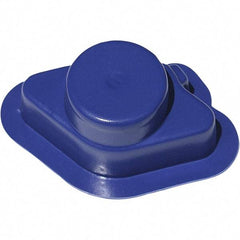 Made in USA - Flame Retardent ABS Housing Plastic Bearing Flange Mount - 6" Wide x 6-1/8" Outside Diam - Eagle Tool & Supply